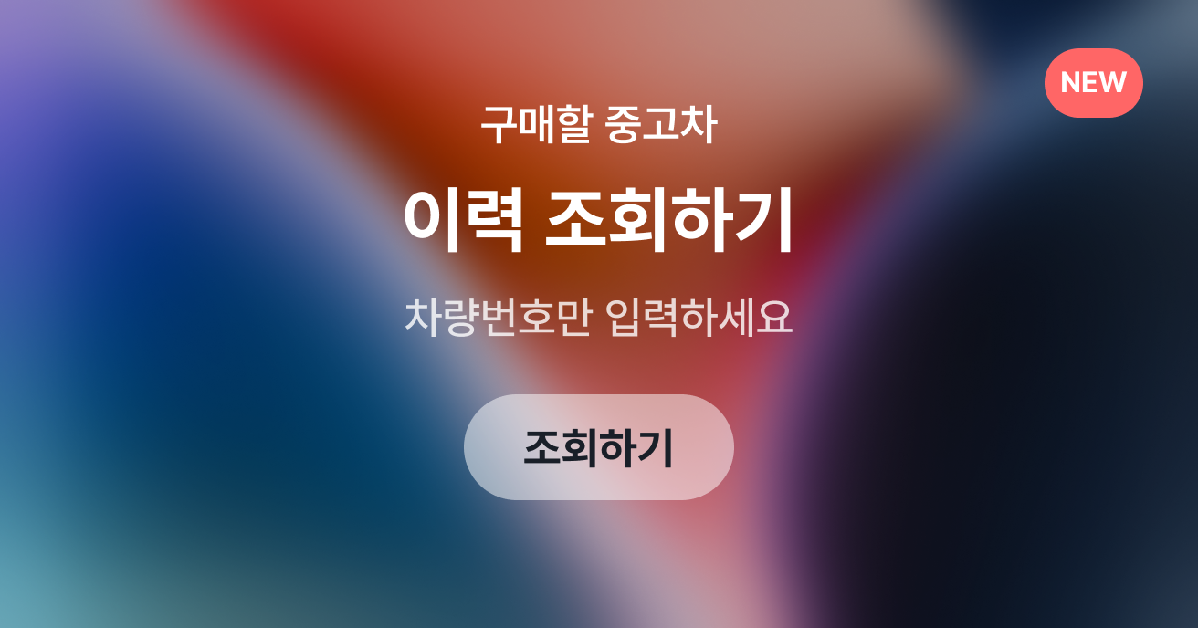 중고차 조회